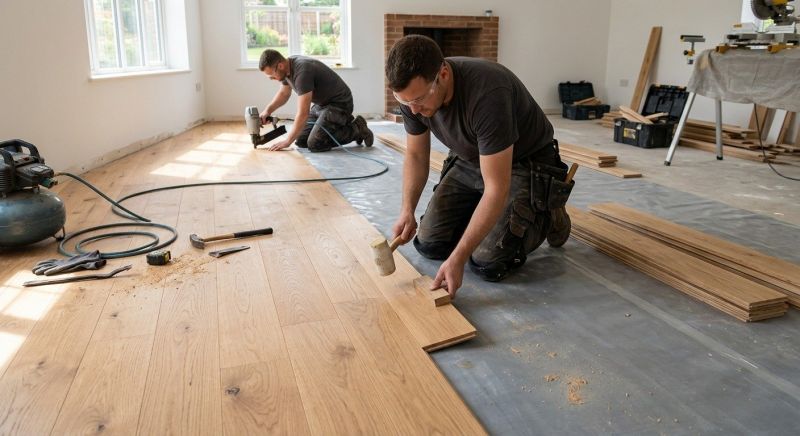 Hardwood Floor Installation in Manassas, VA