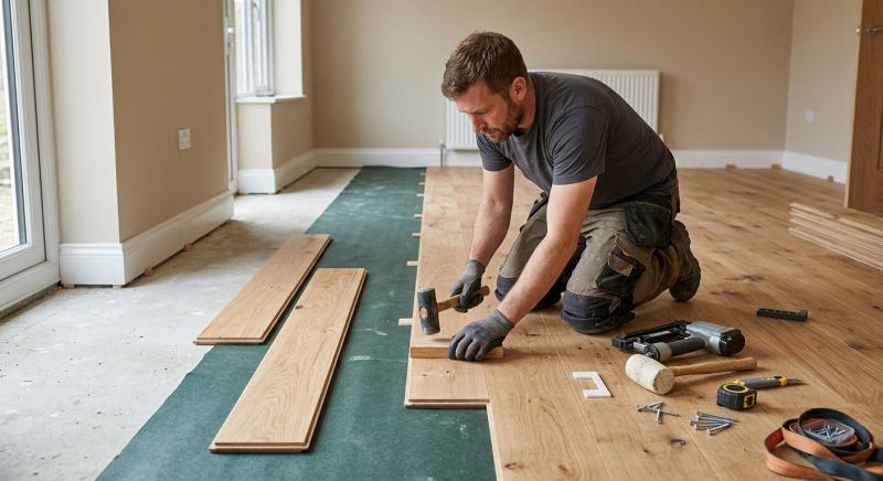 Hickory Floor Installation in San Antonio, TX