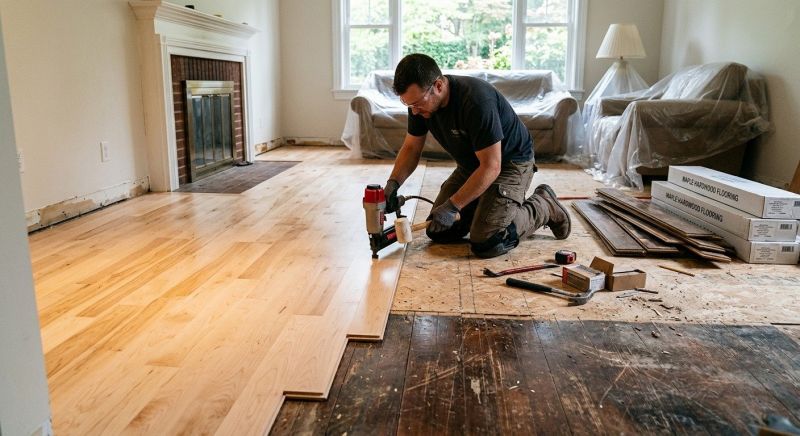 Maple Flooring Installation in San Antonio, TX