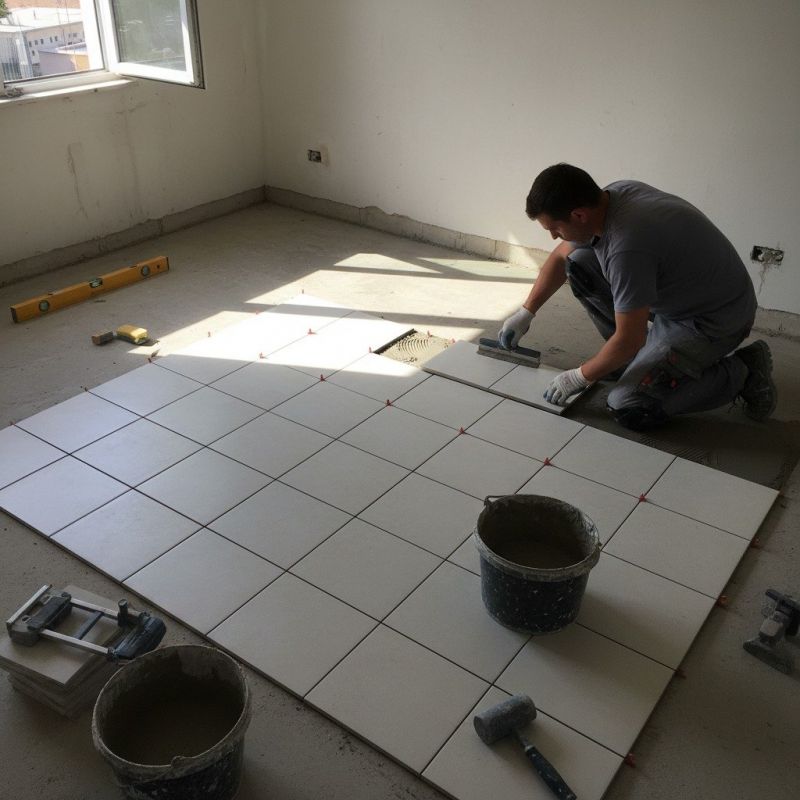 Mosaic Tile Floor Installation in Fredericksburg, VA