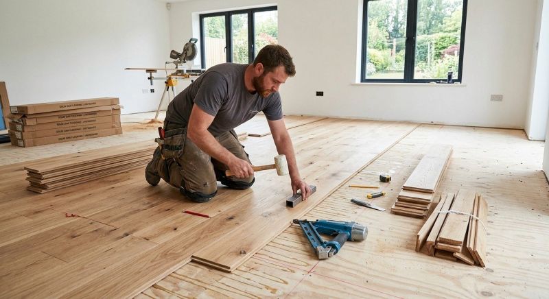 Oak Floor Installation in San Antonio, TX