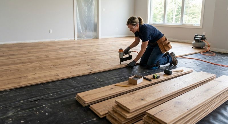 Plank Floor Installation in San Antonio, TX