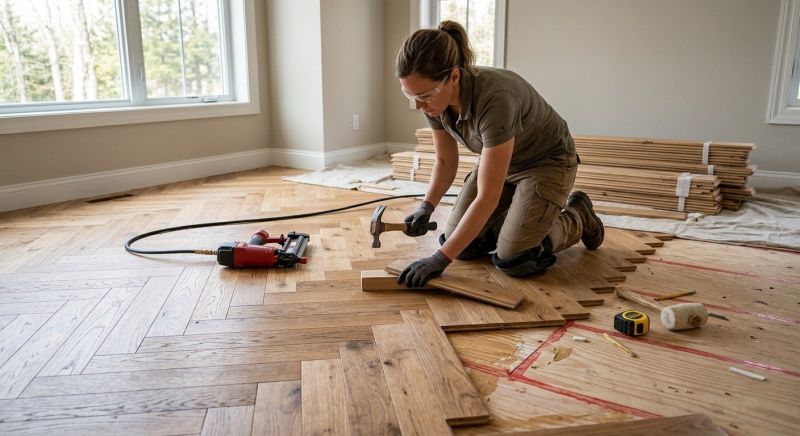 Walnut Flooring Installation in Phoenix, AZ