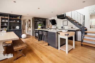 Hardwood Floor in Kitchen