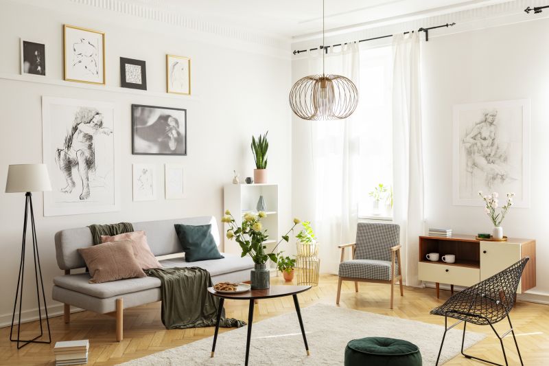Parquet flooring is relatively easy to clean and maintain